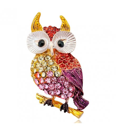 SB216 - Cute owl brooch